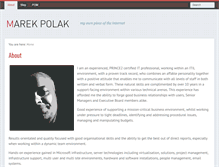 Tablet Screenshot of marekpolak.com
